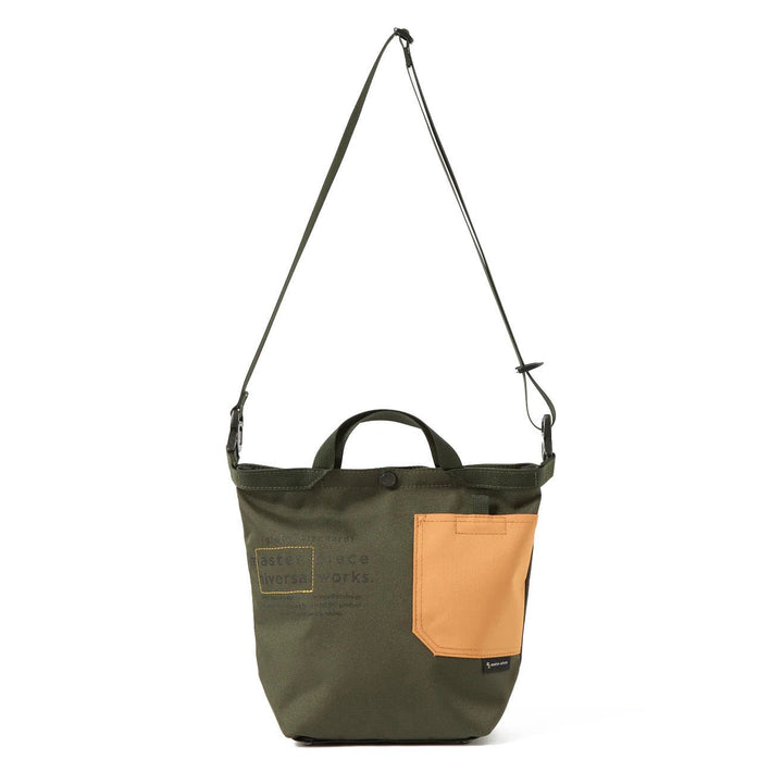 universal works UW X Master Piece Small Tote Olive - Merchant Menswear