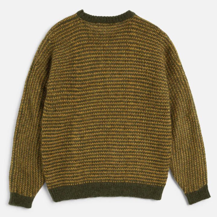 YMC Black Palm Knit Yellow / Green - Merchant Menswear