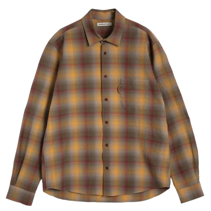 YMC Curtis Shirt Multi Check - Merchant Menswear