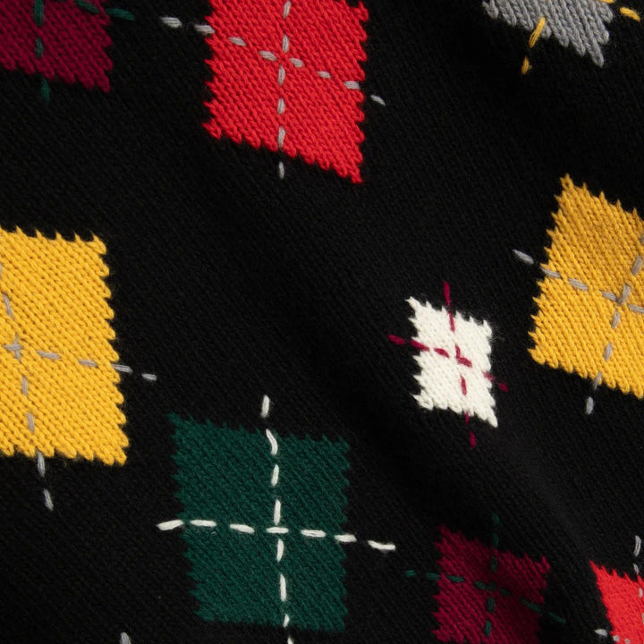 YMC Flint Knit Black Multi - Merchant Menswear