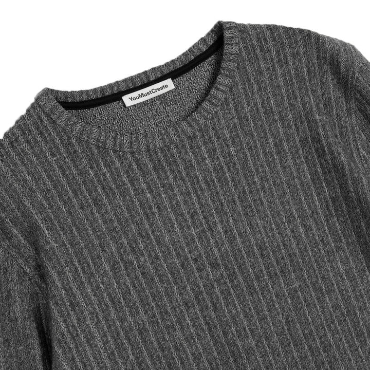 YMC X Sweatshirt Grey Marl - Merchant Menswear