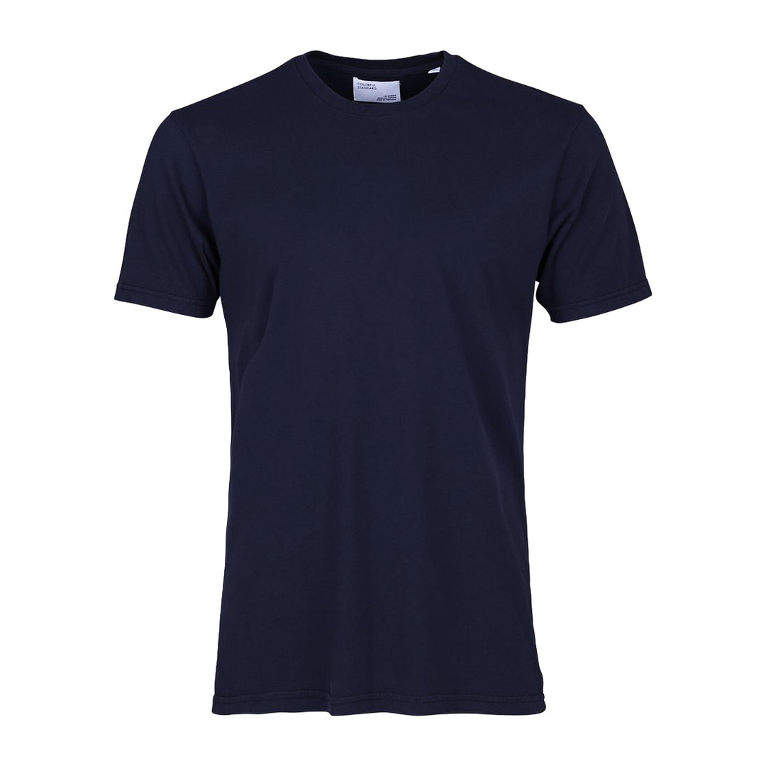 Colorful Standard Organic Tee Navy Blue Front View Image