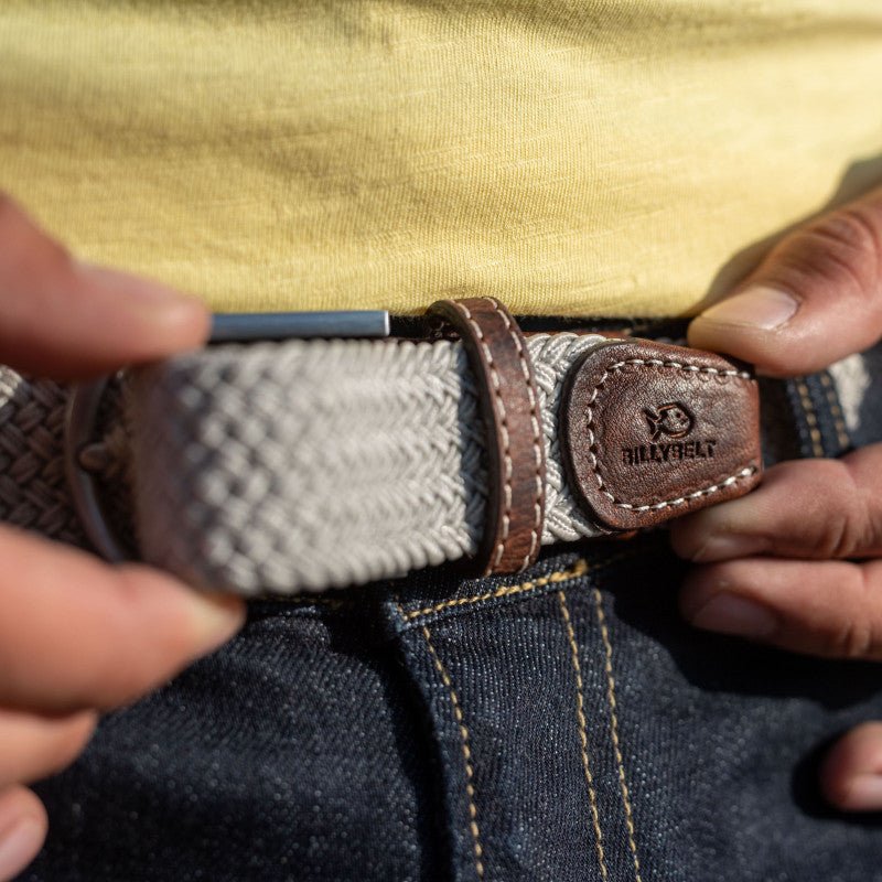 Braided Belt Sandy Beige - Merchant Menswear
