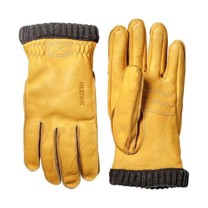 Deerskin Primaloft Glove Natural Yellow - Merchant Menswear