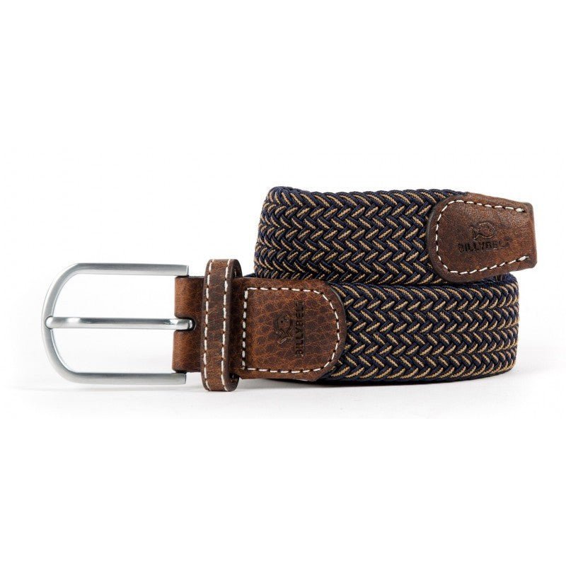 Havana Woven Belt Blue / Brown - Merchant Menswear