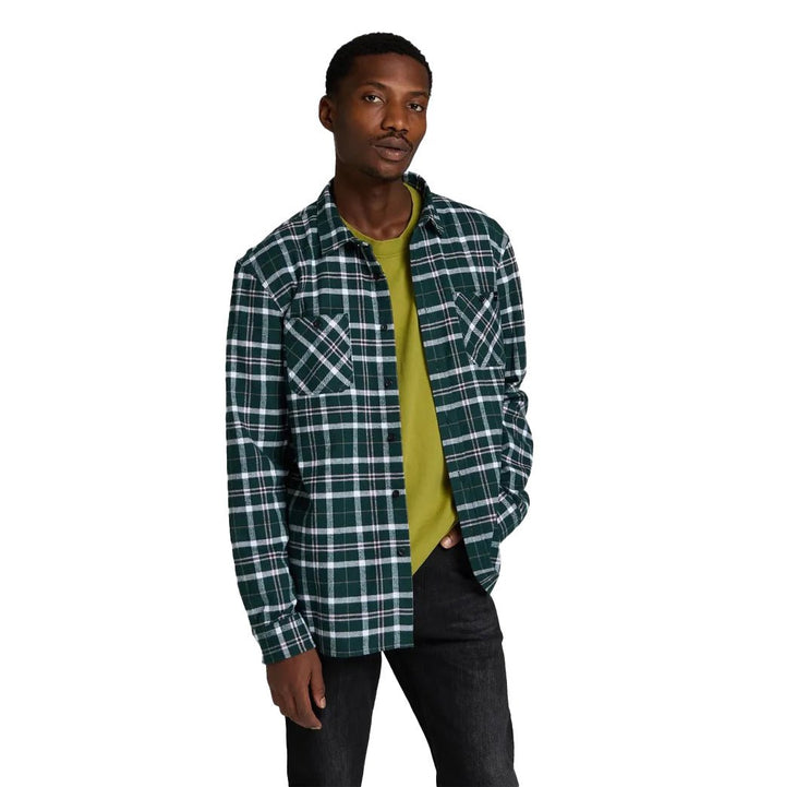 Labour Shirt Flannel Pine Grove / Pink - Merchant Menswear