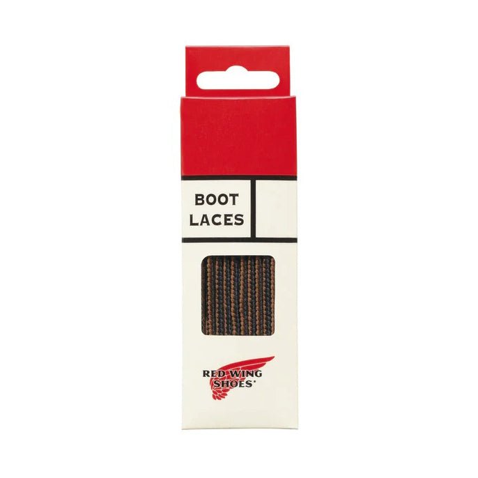 Taslan Lace 48" Black / Brown - Merchant Menswear