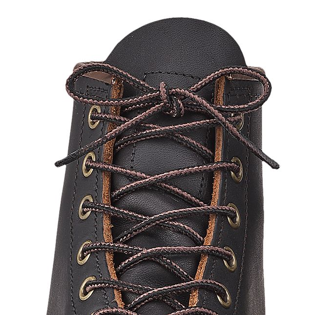 Taslan Lace 48" Black / Brown - Merchant Menswear