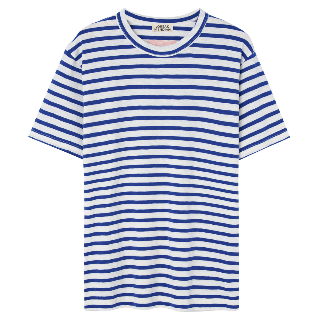 Arraun Stripe T-Shirt Off White / Ink