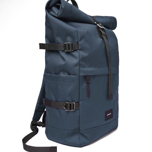 SANDQVIST Bernt Backpack Steel Blue Side Detail