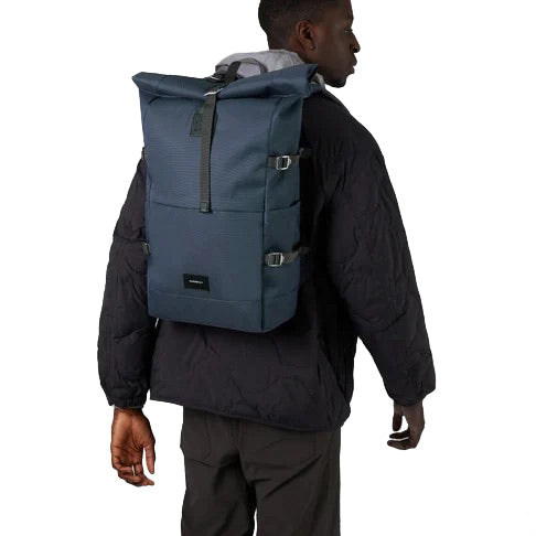 SANDQVIST Bernt Backpack Steel Blue Model Image