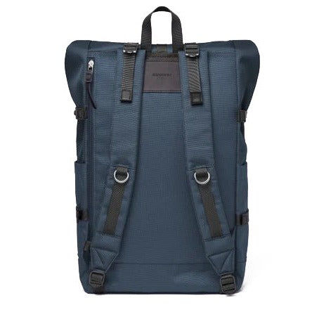 SANDQVIST Bernt Backpack Steel Blue Back