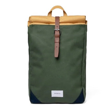 Sandqvist  Kurt Backpack Multi Dawn Green Front