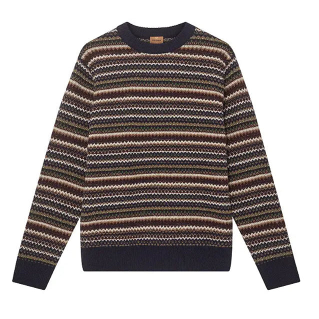 Mos Mosh Gallery Laporte Ice Pullover Charcoal Melange