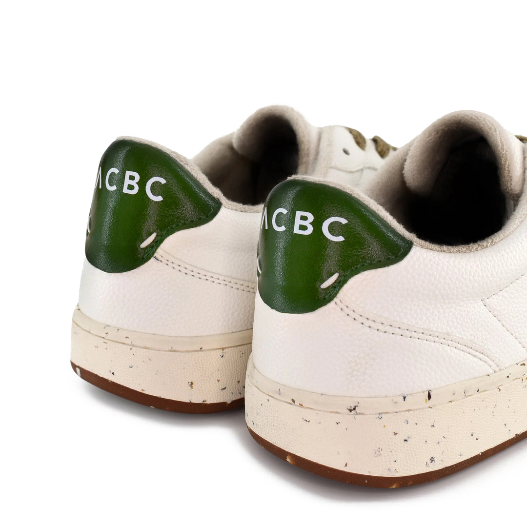 ACBC Evergreen Sneaker White/Green Back View Image