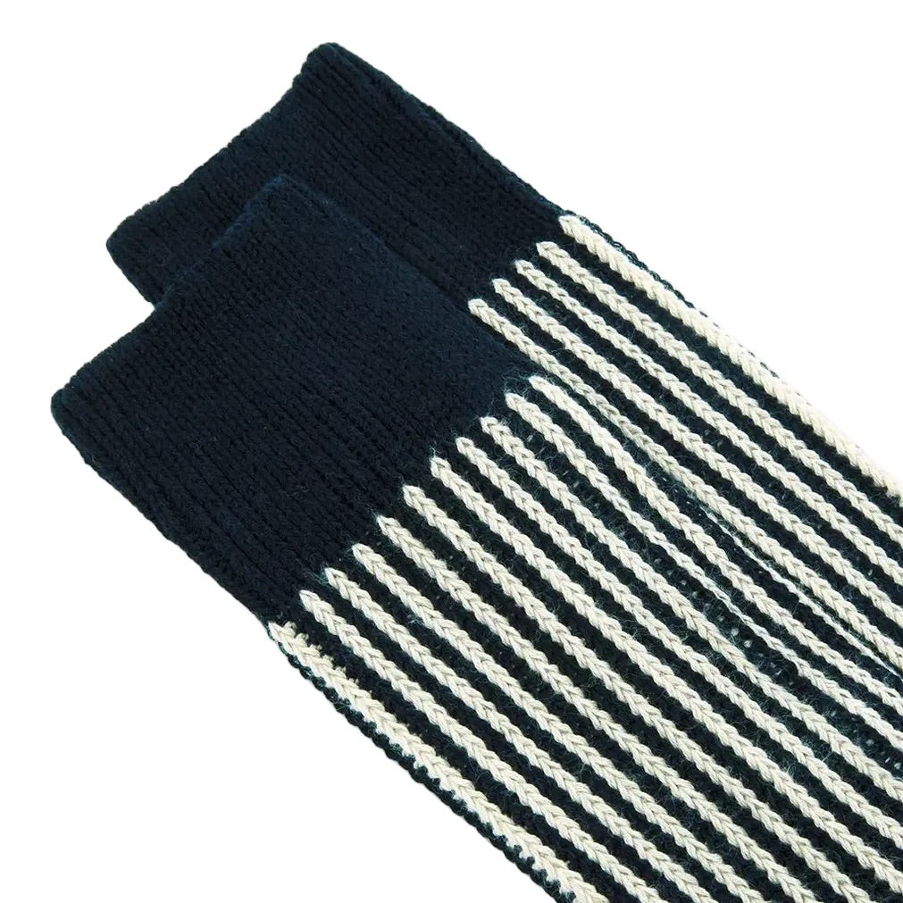 ANT45 Capri Stripe Socks Navy
