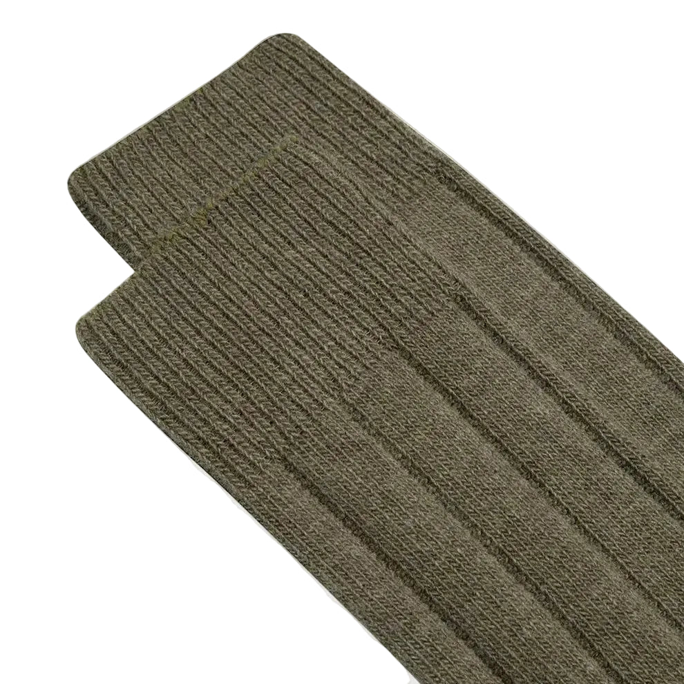 ANT45 Vancouver Ribbed Socks Military Green