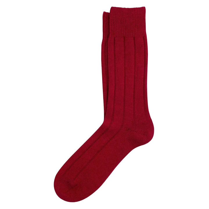 ANT45 Vancouver Ribbed Socks Red