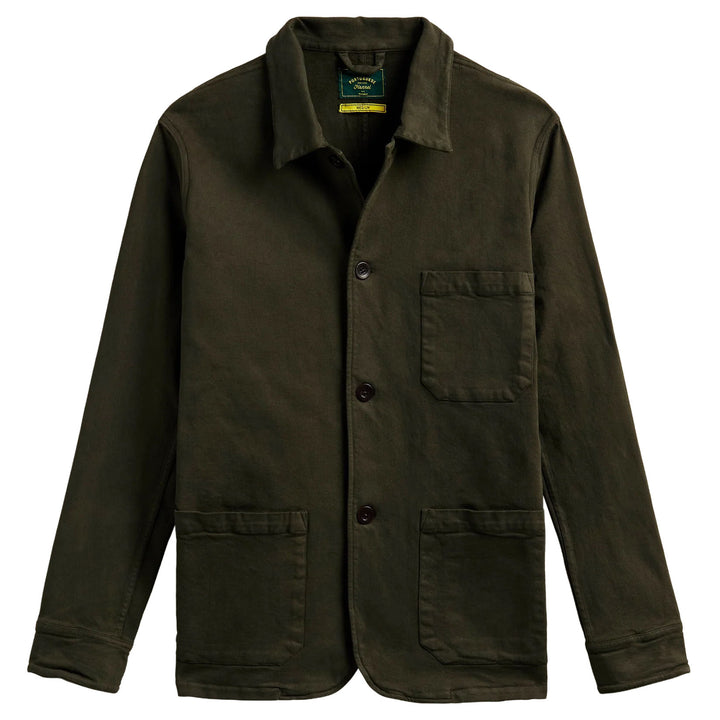 Portuguese Flannel Labura Cotton Chore Jacket Olive