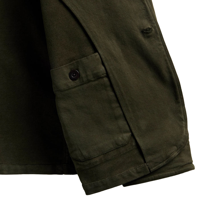Portuguese Flannel Labura Cotton Chore Jacket Olive