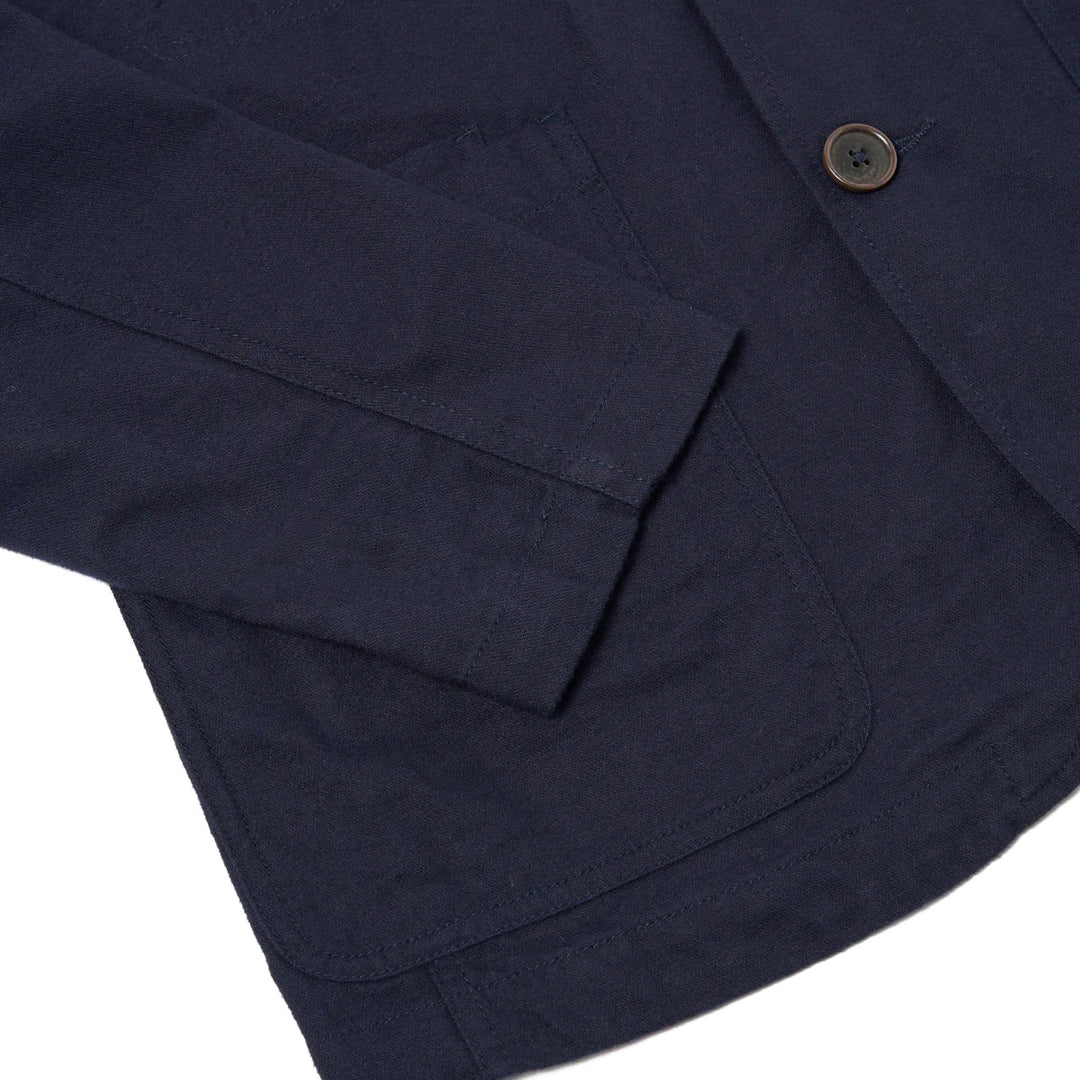 Bakers Jacket Brushed Moleskin Navy