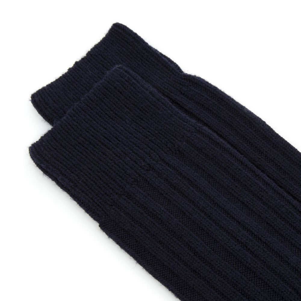 Cashwool Rib Sock Navy