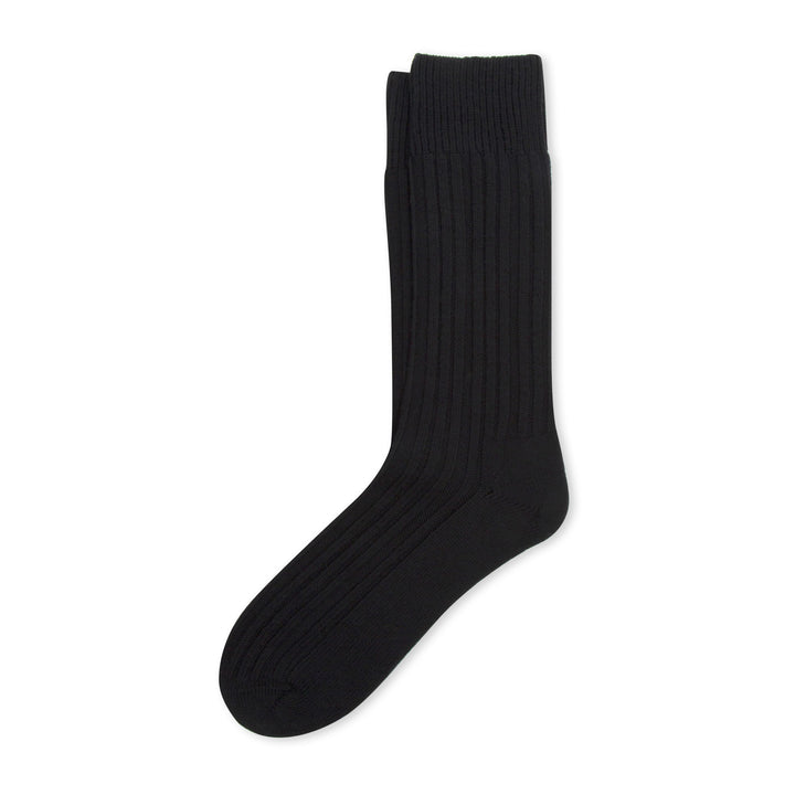 Cashwool Rib Sock Black