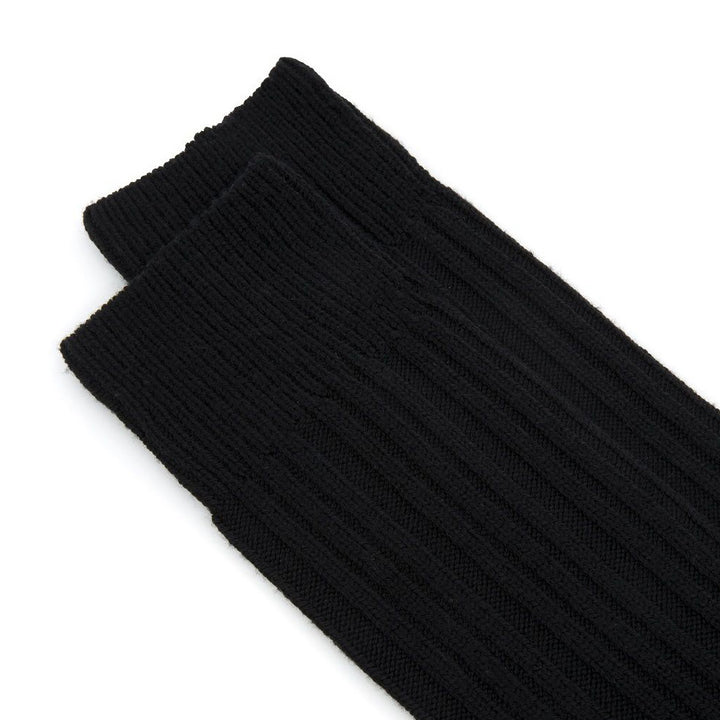 Cashwool Rib Sock Black