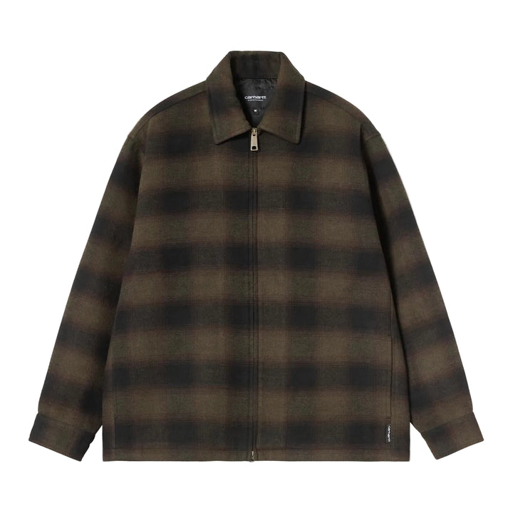Carhartt WIP Alton Check Jacket Cypress Front