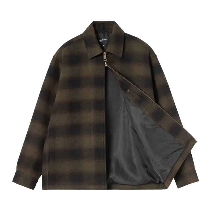 Carhartt WIP Alton Check Jacket Cypress Back