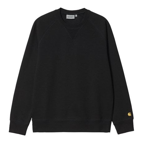 Carhartt WIP Chase Sweat Black Gold Front