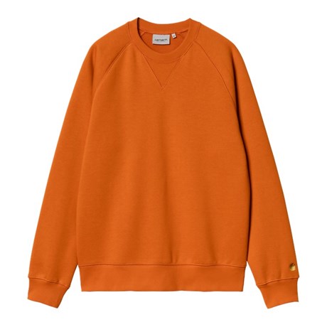 Carhartt WIP Chase Sweat Turmeric Gold Front