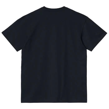 Carhartt WIP Chase T-Shirt Navy Back View