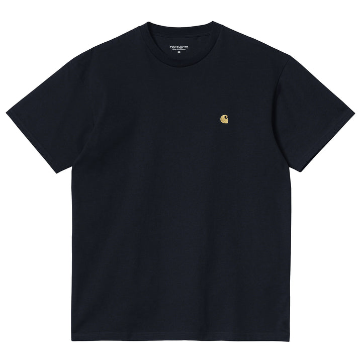 Carhartt WIP Chase T-Shirt Navy Front View