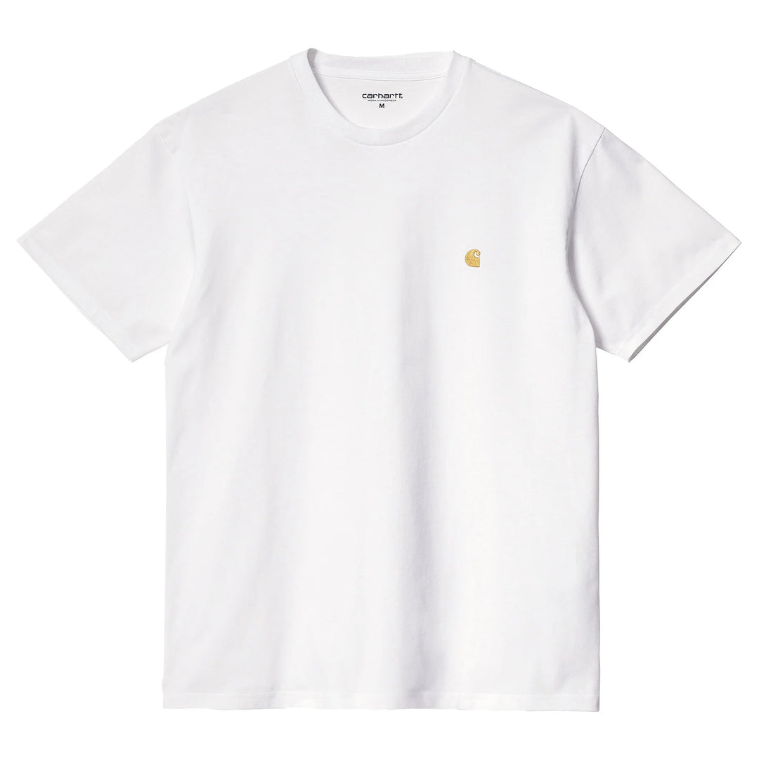 Carhartt WIP Chase T-Shirt White Front View