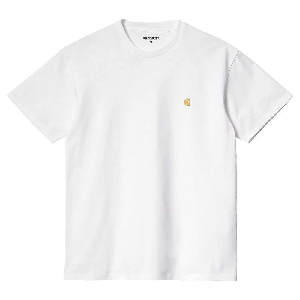 Carhartt WIP Chase T-Shirt White Front View