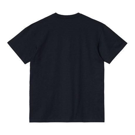 Carhartt WIP Chase Tee Dark Navy Gold Back