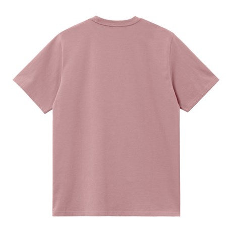 Carhartt WIP Chase Tee Glassy Pink Back View Image 