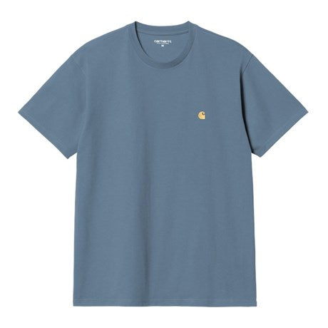 Carhartt WIP Chase Tee Positano Gold Front View