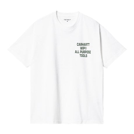 Carhartt WIP Cross Screw Tee White Front