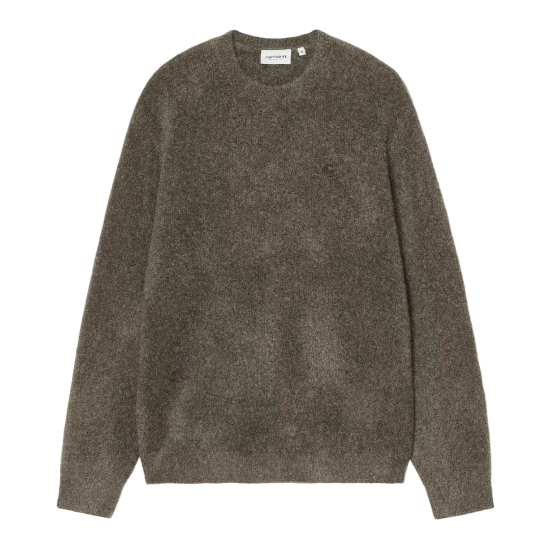 Carhartt WIP Curtis Sweater Tangled Shungite Front
