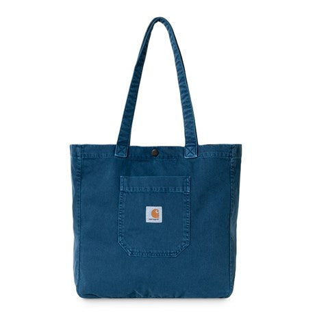 Carhartt WIP Garrison Tote Bag Elder Stone Dyed Front View Image