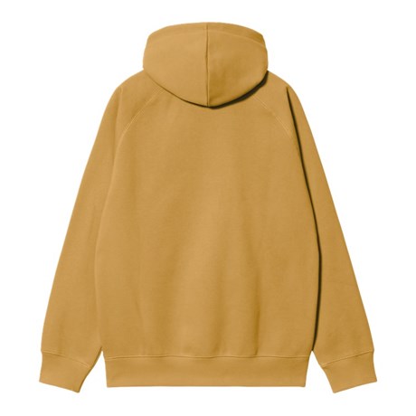 Carhartt WIP Hooded Chase Sweat Sunray / Gold Back View Image