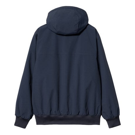 Carhartt WIP Hooded Sail Jacket Airforce Blue White Back