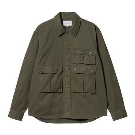 Carhartt WIP LS Tracker Shirt Office Green Front