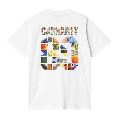 Carhartt WIP Machine 89 Tee White Back Image