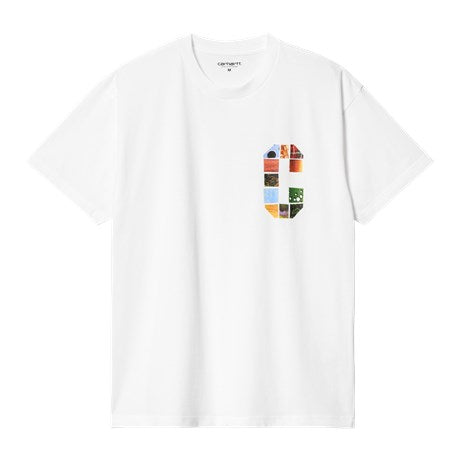 Carhartt WIP Machine 89 Tee White Front Image