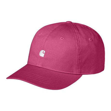 Carhartt WIP Madison Twill Cap Magenta Front View Image
