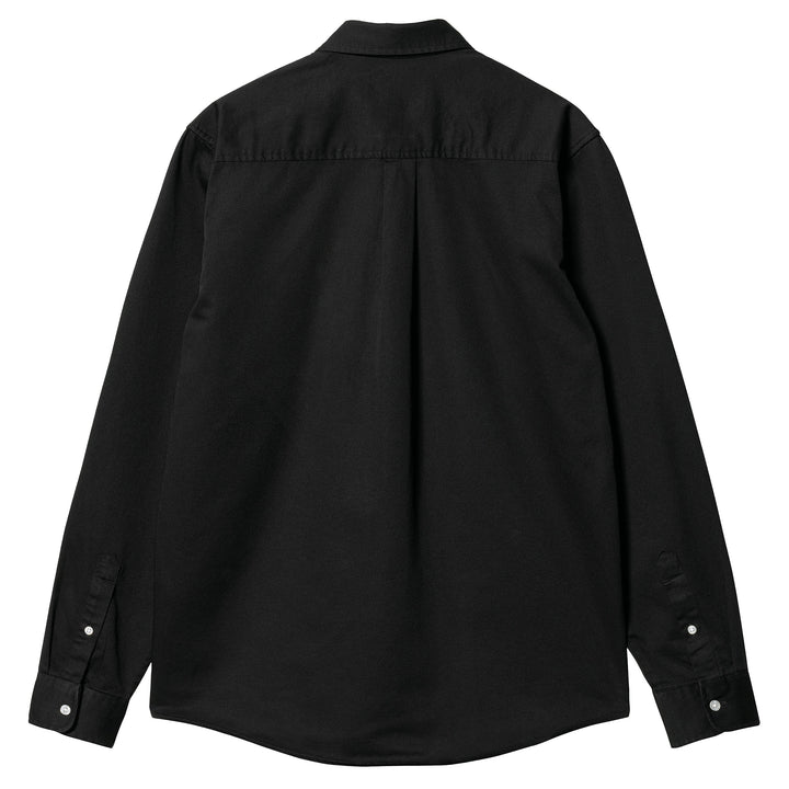 Madison Twill Shirt Black / Wax