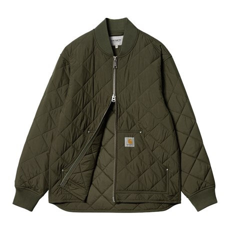 Carhartt WIP Myton Liner Recycled Polyester Office Green Inner Detail